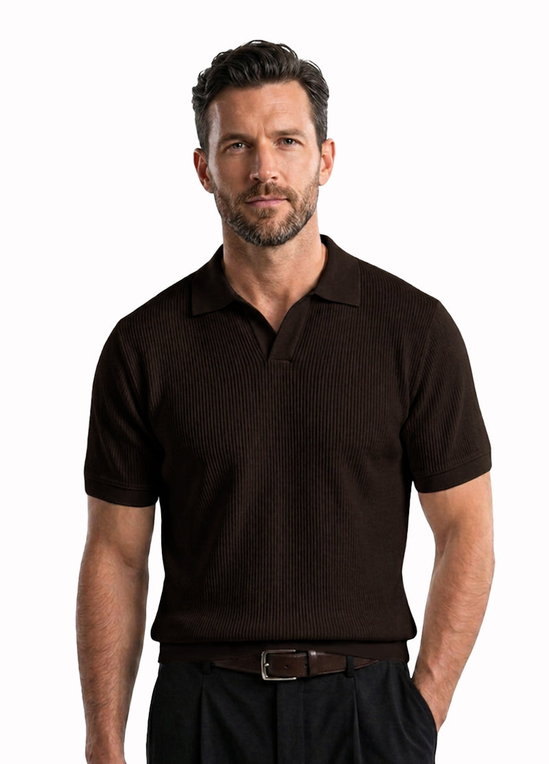 BROWN POLO SHIRT